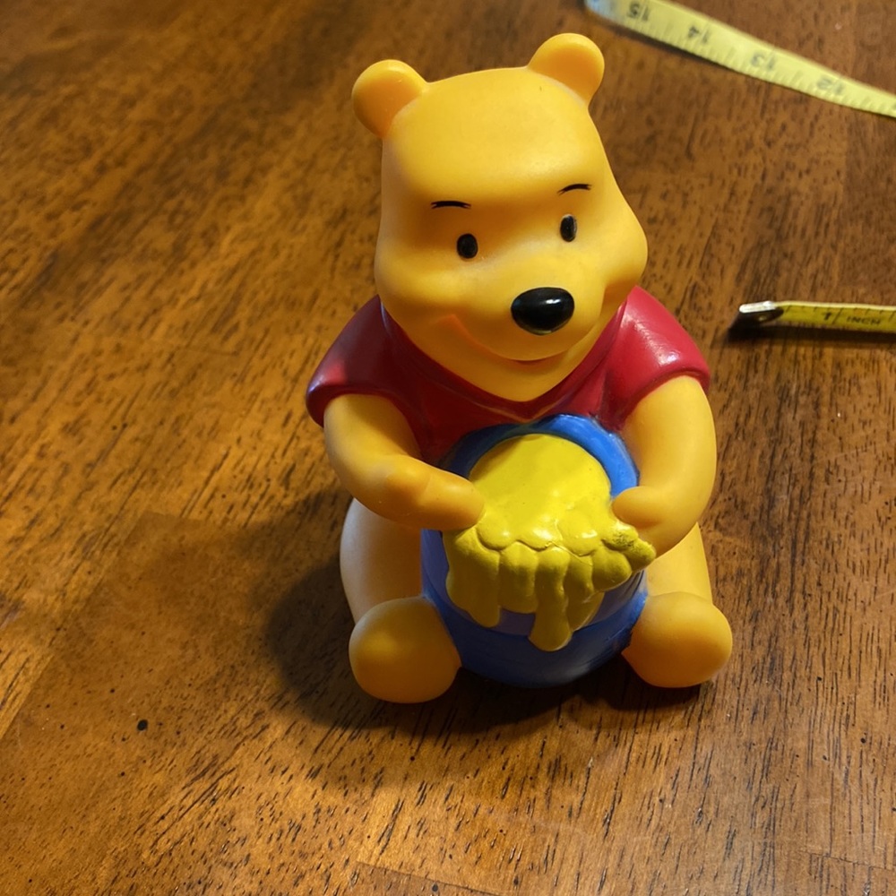 Disney Vintage Plastic Pooh bear